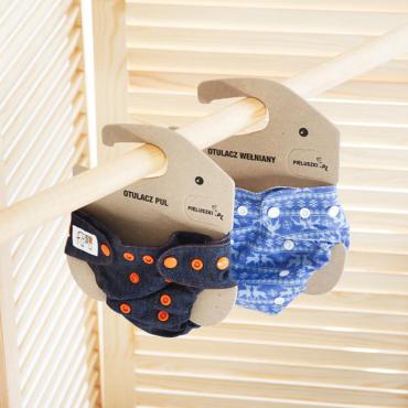 Personalized hangers for reusable diapers 